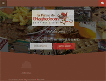 Tablet Screenshot of haghedoorn-estaminet.com